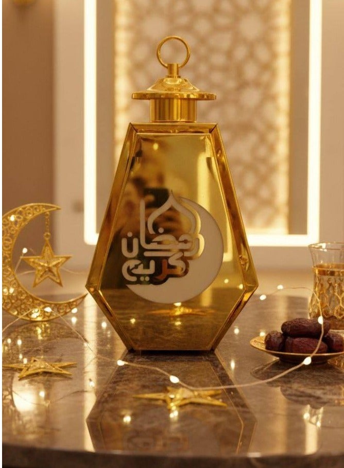 ✨ فانوس رمضان بنور مختلف😉🌙 تفاصيل ذهبية راقية وإضاءة دافئة تملأ المكان بهدوء وروح الشهر الكريم 🌙🤍 - Image 5